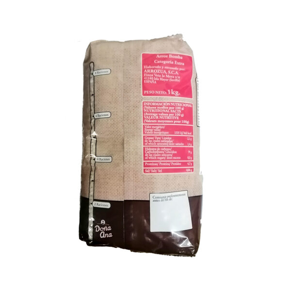 Doña Ana Arroz Bomba, Paket 1kg – Bild 2