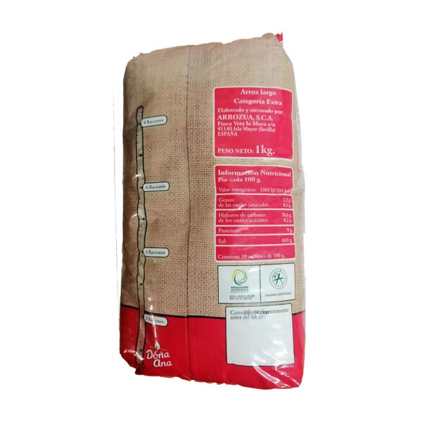 Doña Ana Arroz Largo, Paket 1kg – Bild 2