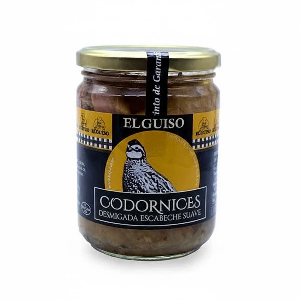 El Guiso Codorniz Desmigada Escabeche Suave 310g