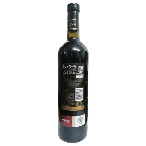 Pata Negra Reserva D.O.P Valdepeñas, 75cl – Bild 2