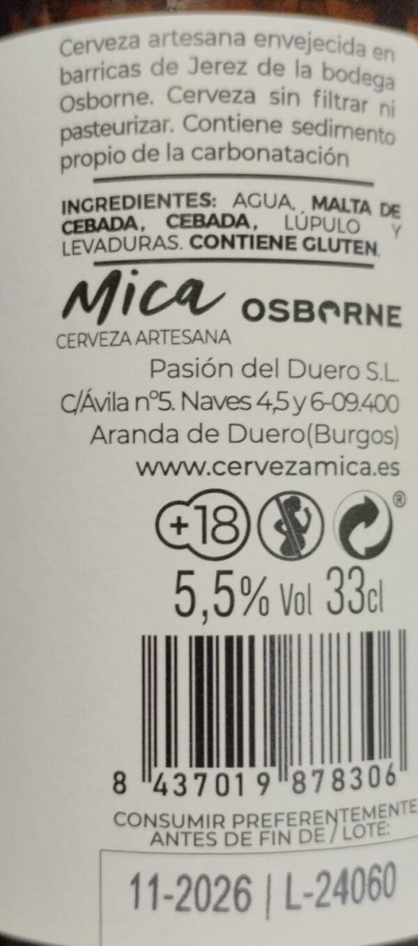 Toro Cerveza Barrica Fino de Jerez 33cl. – Bild 2