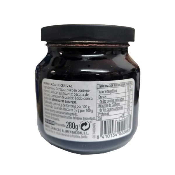 La Vieja Fabrica Cherry Jam Cocina Selecta 280g - Image 2