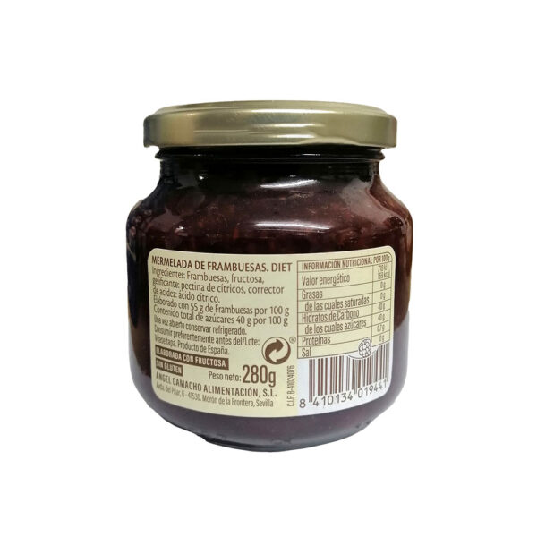 The old factory raspberry jam DIET 280 g - Image 2