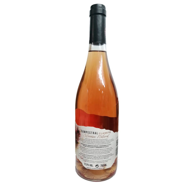 Campestral claret vin rosé naturel Cadix Sans déchets 75 cl – Image 2