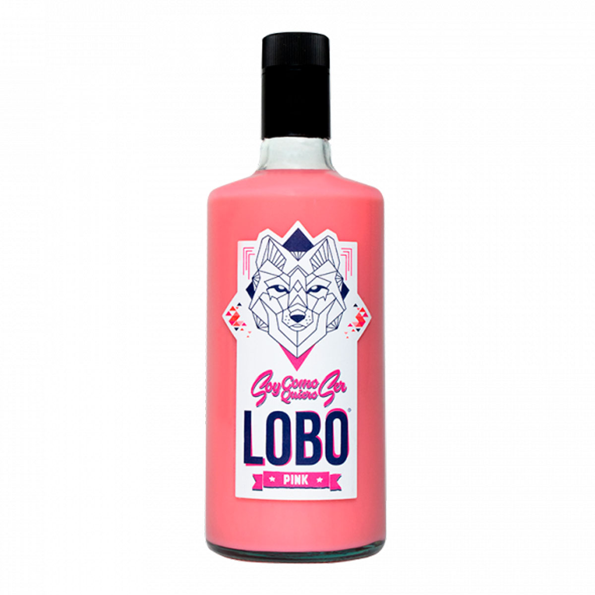 Lobo crema tequila fresa Pink (ágave) 70 cl