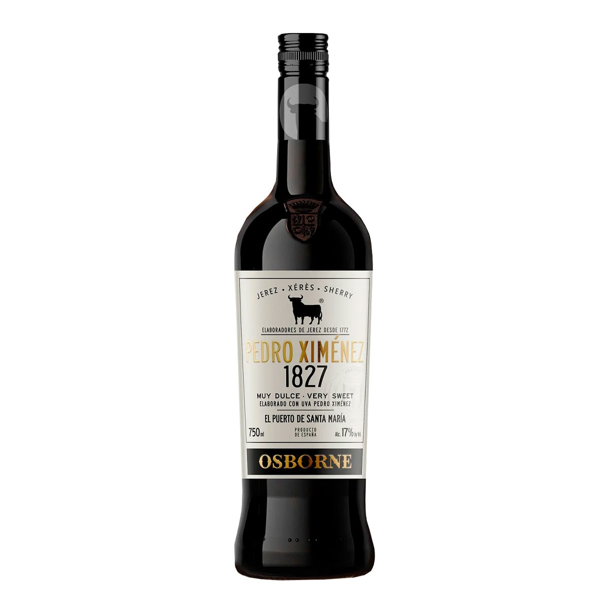 Osborne pedro ximénez 1827 jerez/sherry very sweet 75cl