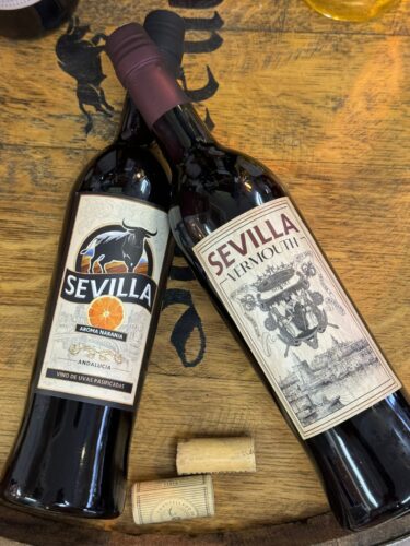 Sevilla Vermut Andaluz y Sevilla vino de Naranja Andaluz