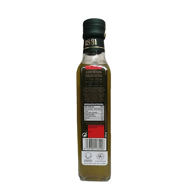 Aceite De Oliva Virgen Extra 1881 250ml - Imagen 2