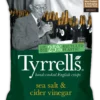 Tyrrells Potatoes Sea salt and cider vinegar, Import. 150g