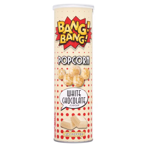 Bang Bang Popcorn Chocolat blanc, Import. 85g