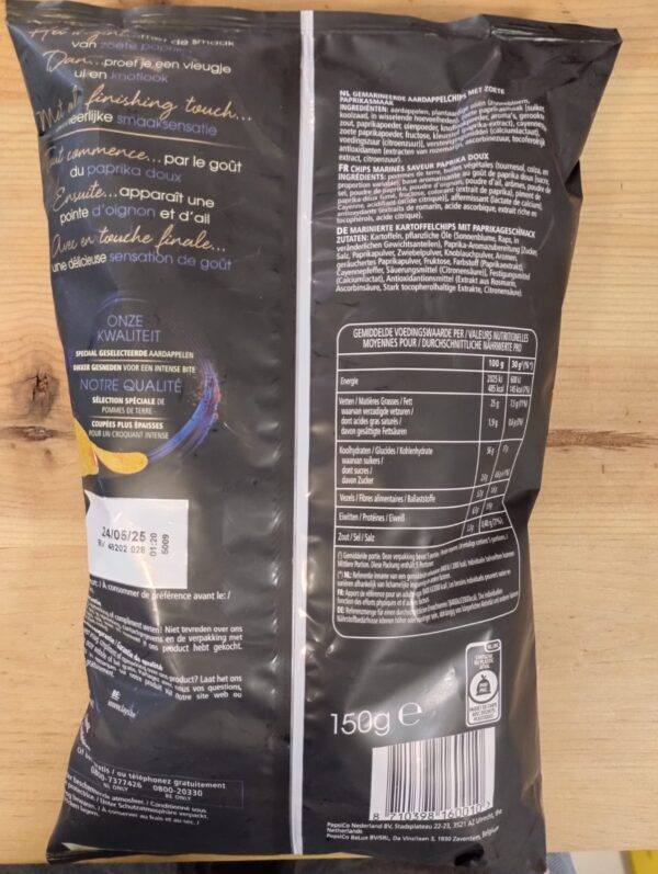Lay's Sensations Rote Süße Paprika Geschmacksrichtung Importiert, 150g – Bild 2