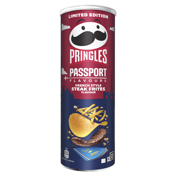 Pringles French Style Steak and Chips, Import. 165g