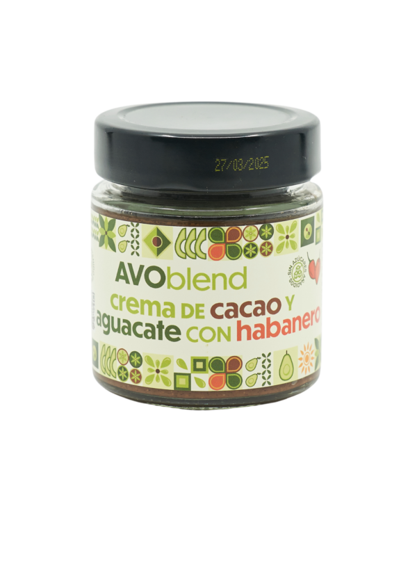 Avoblend Avocat et crème d'avocat avec Habanero de Andalucía (47% d'avocat), 150g