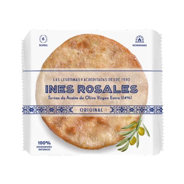 Tortas classiques d'Inés Rosales à l'huile d'olive extra vierge espagnole, 150g