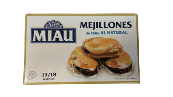 Meow Chilean Mussels Natural 13/18, 120g