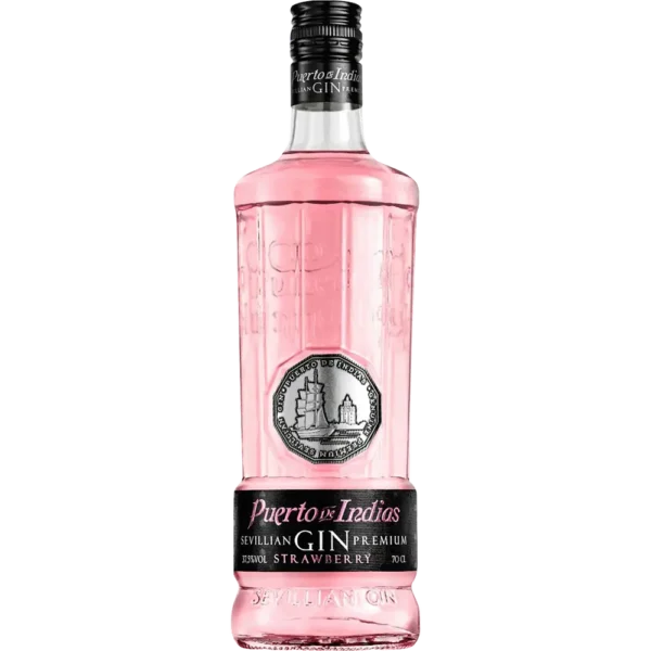PUERTO DE INDIAS SEVILLA GIN STRAWBERRY 0.0% ALCOHOL, 75CL