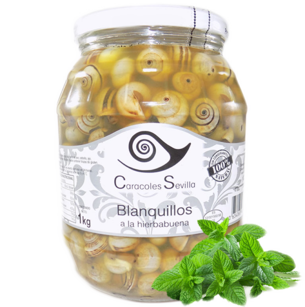 Escargots de Séville Aljarafe Blanquillos à la menthe, 1kg