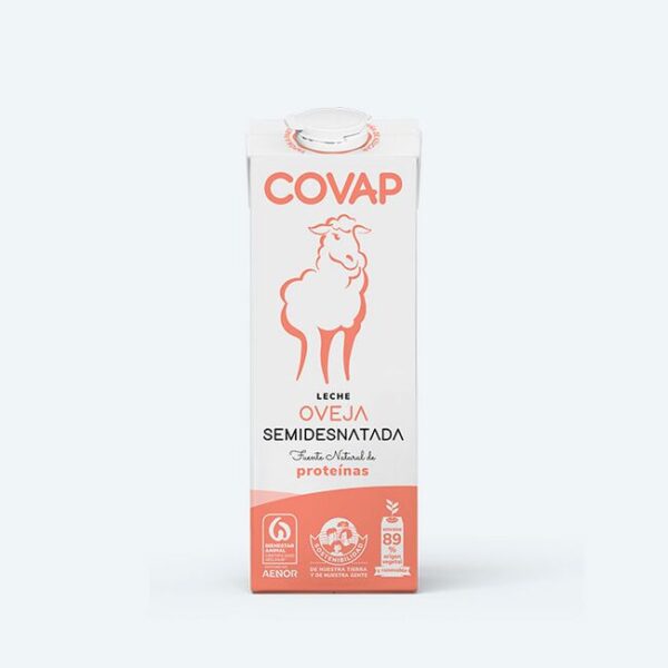 Leche Covap Semi de Oveja de Pastoreo del Valle de los Pedroches, 1L