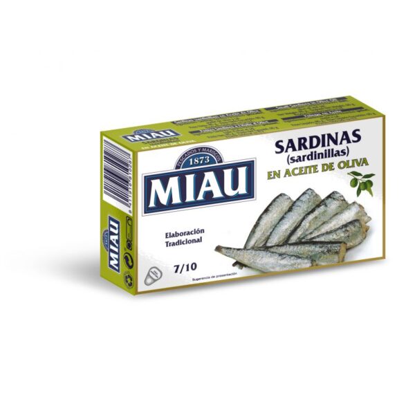 Meow Sardines (sardinillas) in Olive Oil, 90g