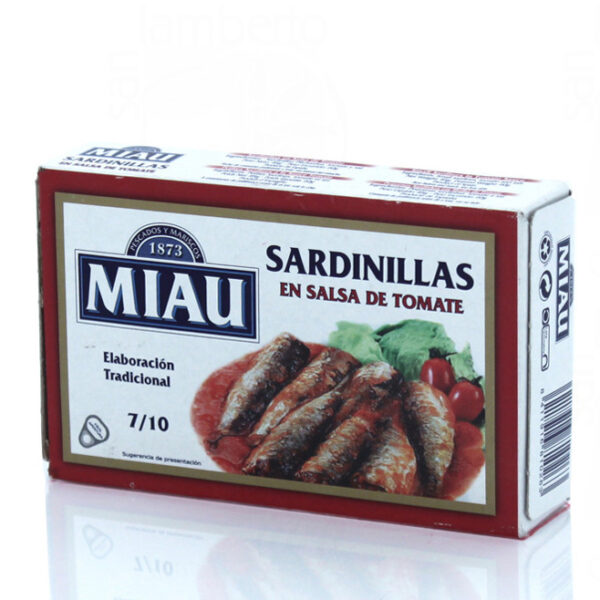 Meow Sardines (sardinillas) in Tomato Sauce 7/10, 90g