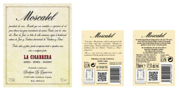 La Cigarrera Moscatel D.O. Sanlúcar de Barrameda 75cl - Imagen 2