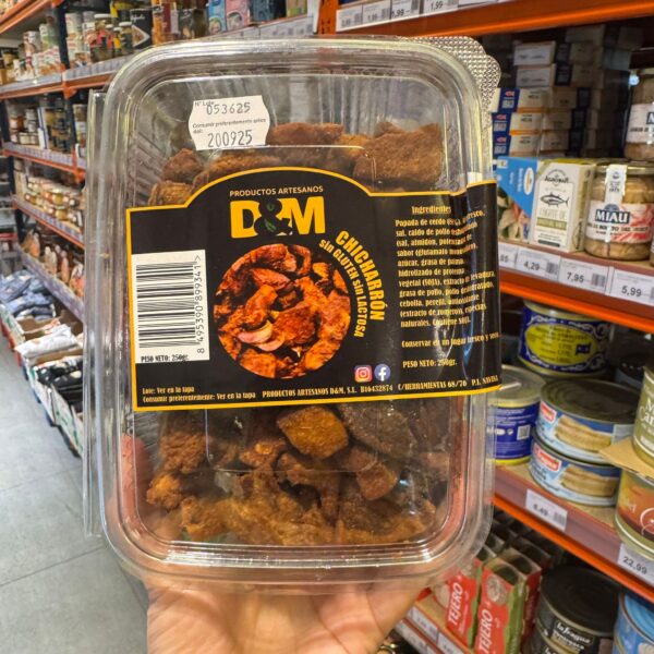 Chicharrones Sevillanos de Cerdo Tarrina 250 GR – Bild 2