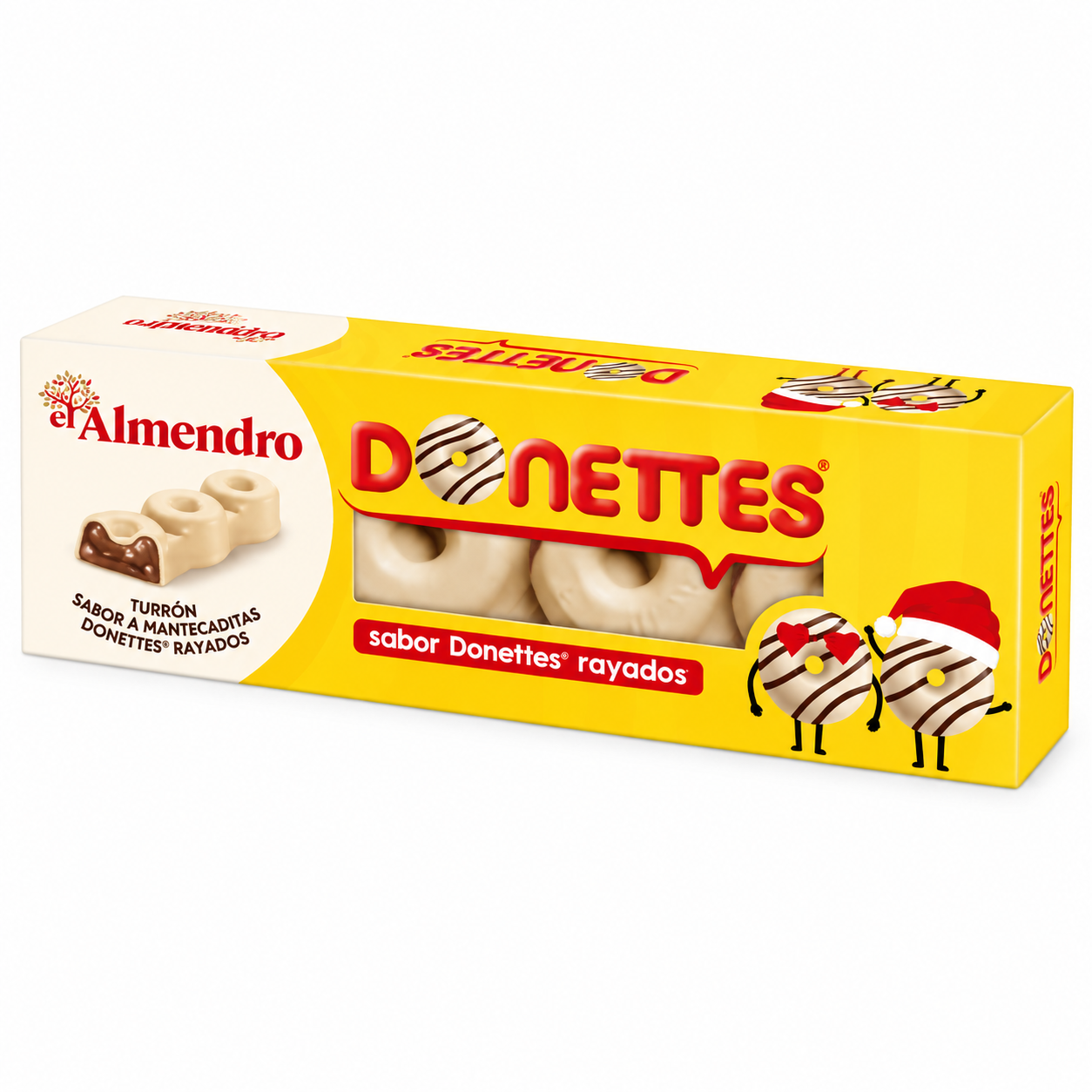 El Almendro Turrón Donettes Blancos 150 Gr
