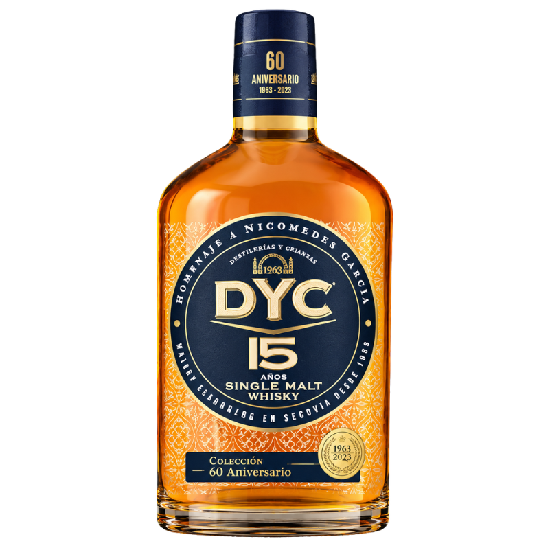 DYC 15 Años Whisky Single Malt 60 Aniversario 70cl