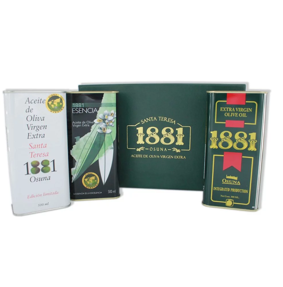 1881 Aceite Pack Esencia Estuche 3 Latas 500ml