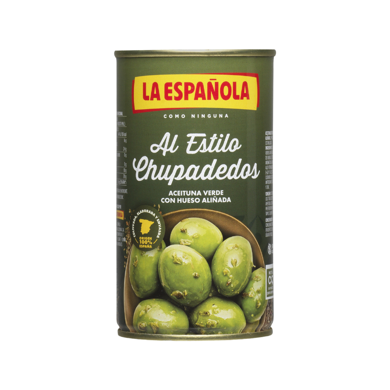 La Española Aceitunas con hueso aliñadas al estilo chupadedos