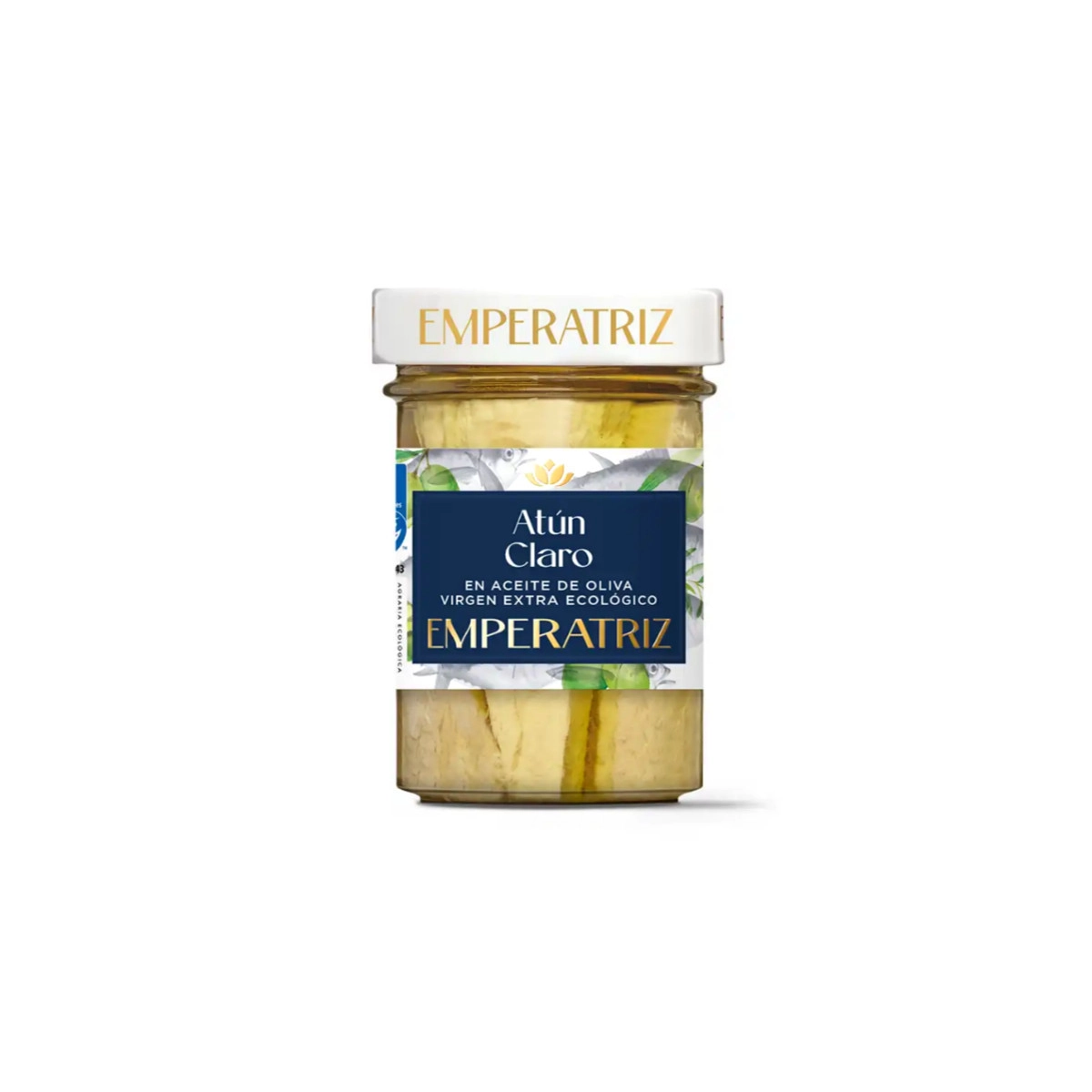 Atun claro en aceite de oliva virgen extra ecologico Emperatriz Andalubox