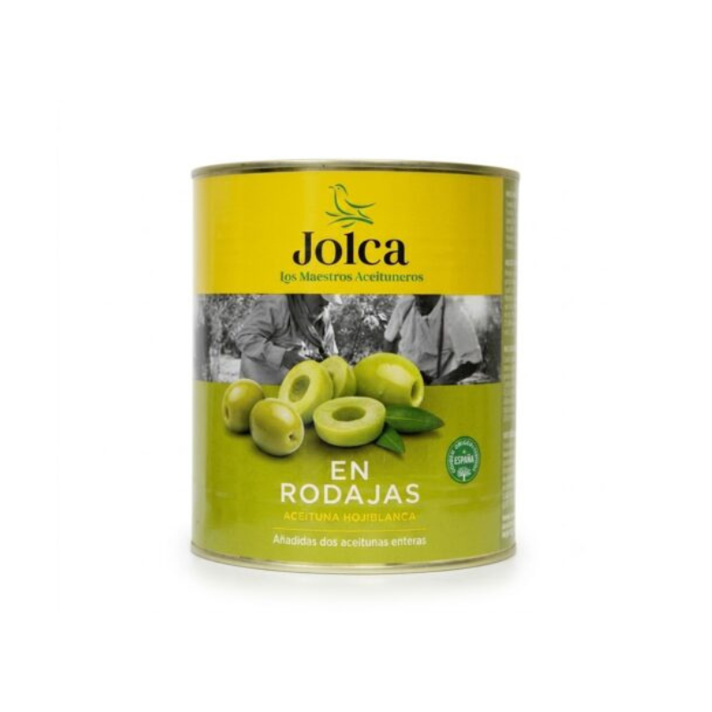 JOLCA ACEITUNAS VERDES RODAJAS LATA 3KG