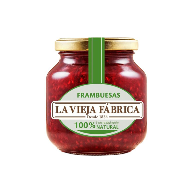 LA VIEJA FÁBRICA MERMELADA FRAMBUESA 100% NATURAL 280GR