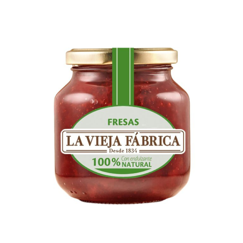 LA VIEJA FÁBRICA MERMELADA FRESAS 100% NATURAL 280GR
