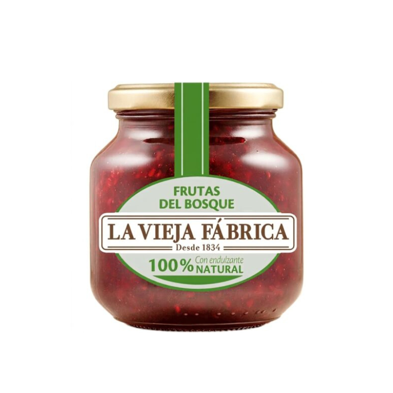 LA VIEJA FÁBRICA MERMELADA FRUTAS DEL BOSQUE 100% NATURAL 280GR