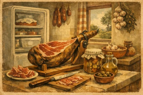 Cómo conservar jamón ibérico abierto en casa