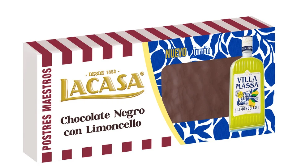 LaCasa Turrón Chocolate Negro con Limoncello